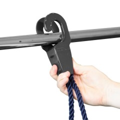 Fastfender Boat Fender Clip - up to 32mm Rail - Pack of 2 in Black - Boat Marine