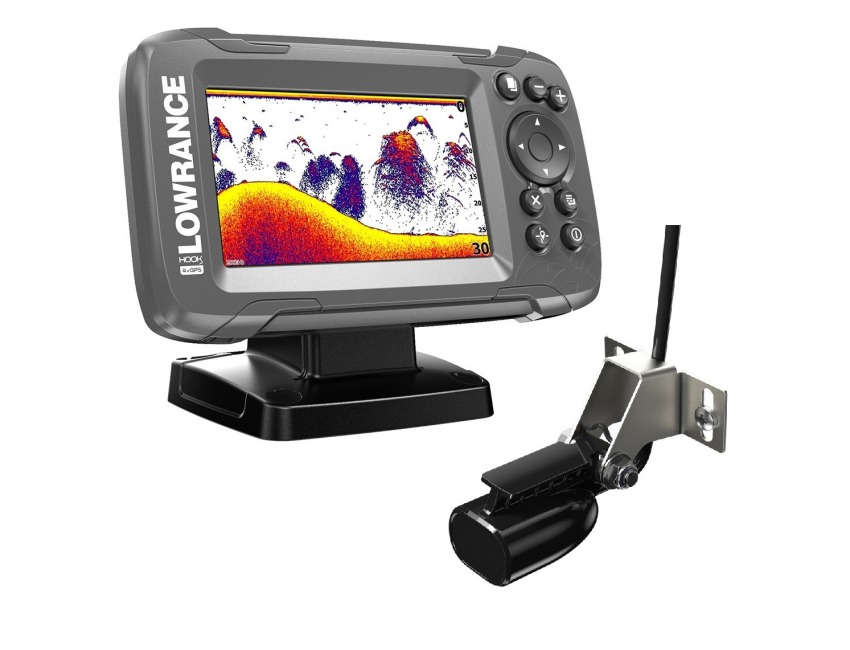 LOWRANCE HOOK²-4x GPS Bullet Fishfinder with Skimmer Transducer