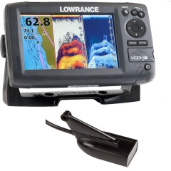 Lowrance HOOK 7 Chartplotter / Fishfinder c/w CHIRP Hybrid skimmer transducer