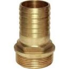 Maestrini Brass Straight Hose Tail - 1-1/4