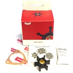 Genuine YANMAR Water Pump Impeller, gasket and Lube - 1GM - 1GM10 - 128176-42080 / 128176-42090