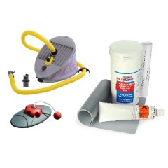 Inflatable dinghy accessories and repair