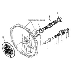 KM2P - Input Shaft & Support Shaft