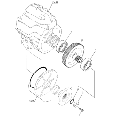 KM5A - Output Shaft Parts