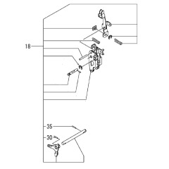Yanmar - Lever Assembly Governor L70 - 114210-61500