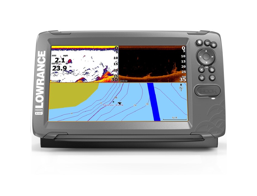 LOWRANCE HOOK2-9 Fishfinder/Chartplotter Combo - No Transducer -  000-14934-001, Obsolete units (For reference), Bottom Line