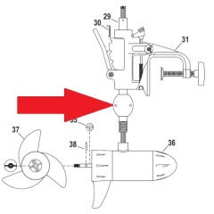 Mercury MotorGuide - ANODE Aluminum - Quicksilver - M879342T