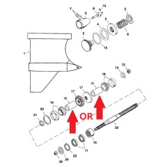 Mercury - SPACER 200HP XS - Quicksilver - 23-8M0125690