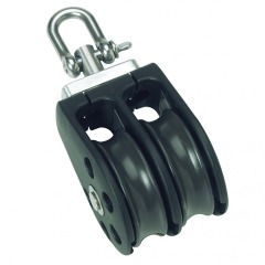 Barton Marine Size 3 Double Swivel Block 45mm - Plain bearing - N03230