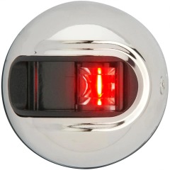 attwood LED 2NM Stainless Port - Vertical Surface Mount Navigation Sidelight - NV3012SSR-7