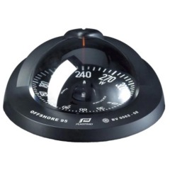 Plastimo Compass - Offshore 95 - Flush Black Flat Card - 65732