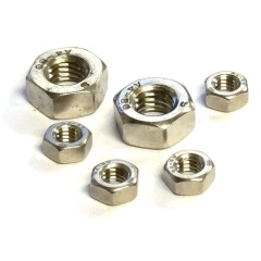 Stainless - Plain nuts