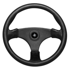 Seastar 343mm Stealth Steering Wheel - Black - c/w Centre Cap - SW59491P