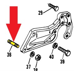Mercury - STUD (7/16-14) - Quicksilver - 16-806591