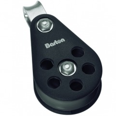 Barton Marine Size 6 Single Fixed Eye Block 64mm  - Plain bearing - N06110