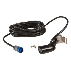 Lowrance Transom-Mount Skimmer Depth Transducer - HST-WSBL (Blue plug) 83/200kHz