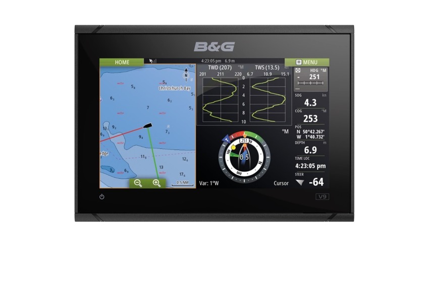 B&G Vulcan 9 FS plotter de cartas de navegación