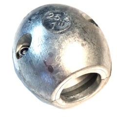 Zinc Shaft Anode - Ball Type - 1 INCH