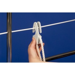 Fastfender Boat Fender Clip - Guard Wire - Pack of 2 in White - Marine Sailing