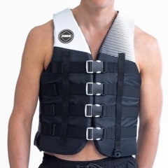 JOBE 4 BUCKLE IMPACT VEST BLACK/WHITE - S