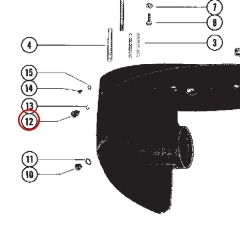 Mercury - Gear Housing Plug - Quicksilver - 19-48750