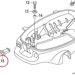 Mercury - Cowling Bushing - Quicksilver - 898101373