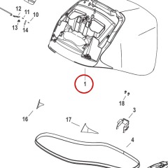 Mercury - Top Cowl - Quicksilver - 100-8M0100167