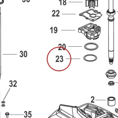Mercury - Shim 0.15 - Quicksilver - 15-813276015