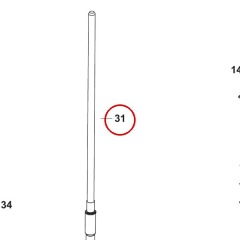 Mercury - Driveshaft Standard Rotation 1.92 Ratio - Quicksilver - 45-8M0063503