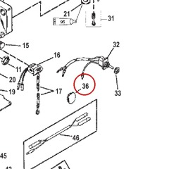 Mercury - Steering Handle Components Plug - Quicksilver - 815803
