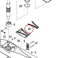 Mercury - Lower Exhaust Muffler - Quicksilver - 42-8M0204808