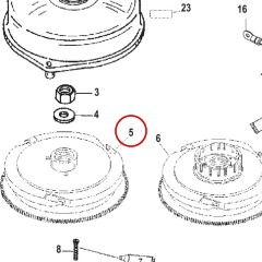 Mercury - Flywheel - Quicksilver - 261-878226T10