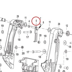 Mercury - Tilt Lock Lever - Quicksilver - 8M0109798