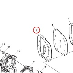 Mercury - Cylinder Block Gasket - Quicksilver - 27-F715154