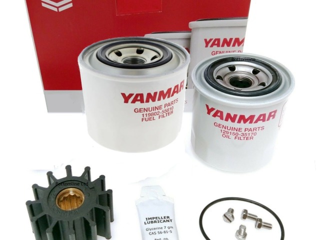 Fuel Filter Yanmar Diesel Engine 4JH4 3JH5 Water Separator Replaces 119802-55801 