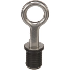attwood Boat Drain Plug - Stainless Snap-Handle - Bung for 1